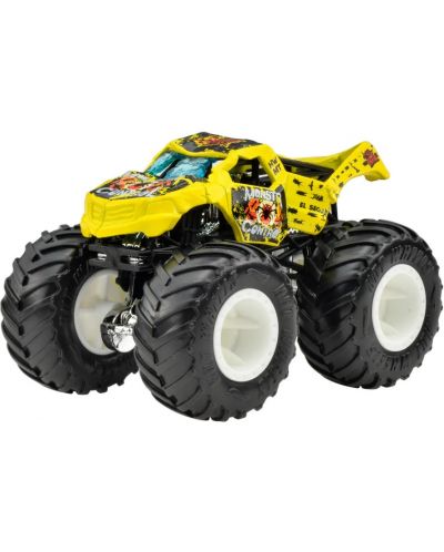 Комплект бъгита Hot Wheels Monster Trucks - Totaled & Crate Danger, 1:64 - 4